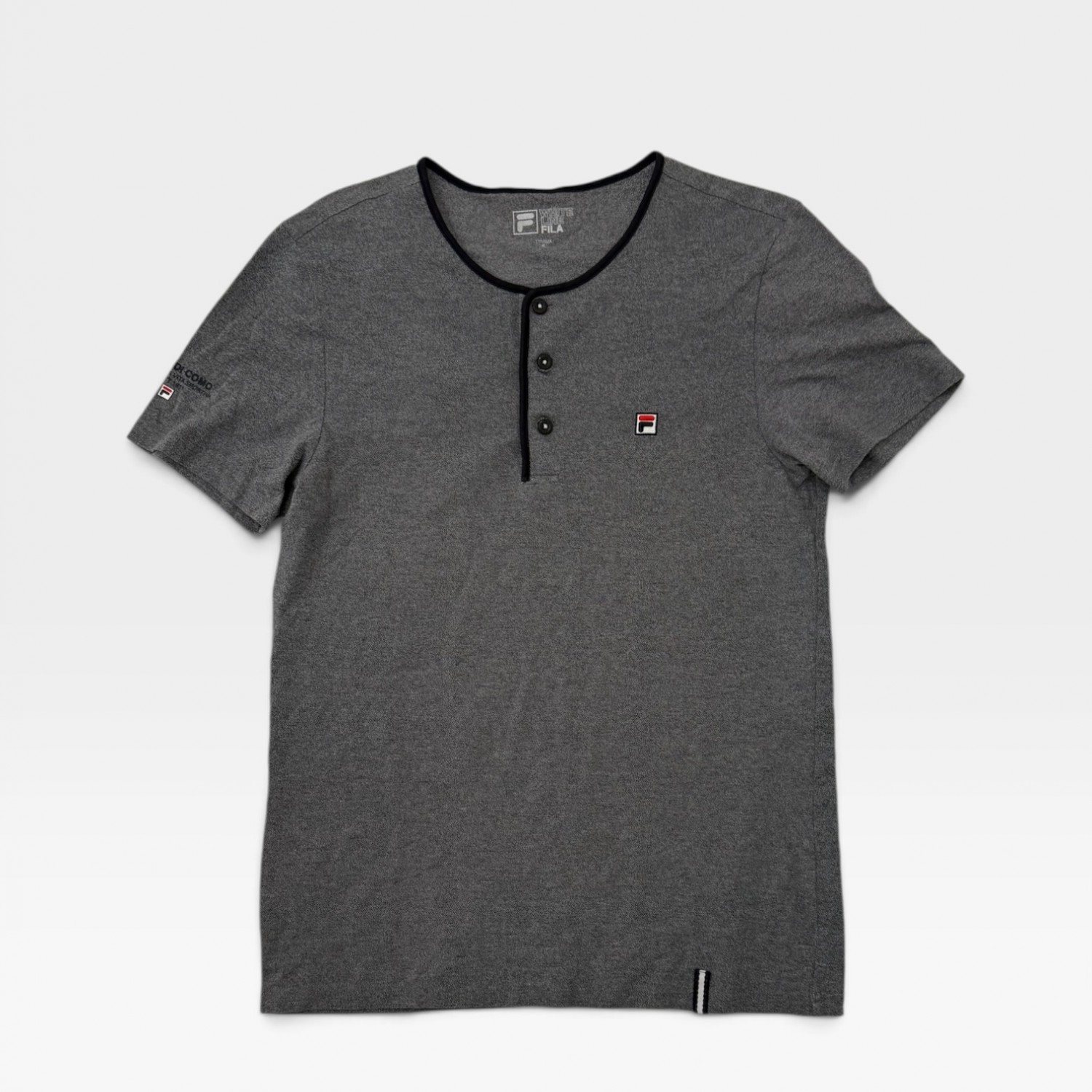 Fila Heritage Grey Henley T-Shirt